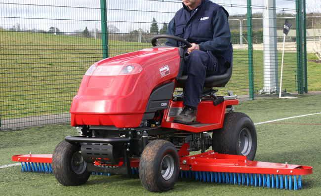 Dynamic Ride-on Maintenance Unit for artificial turf sports surfaces